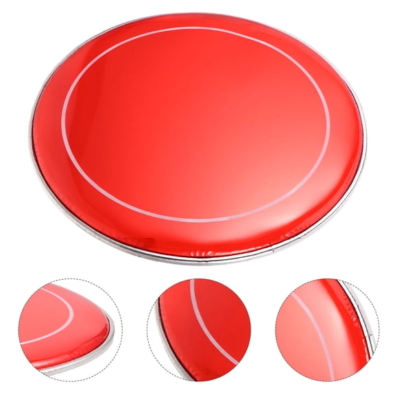 TITINICE Double Layer Red Snare Drum Skin Replacement with Impact Resistant Material for Studio Use