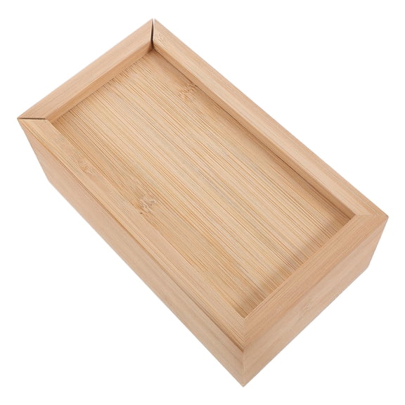 TITINICE Wooden Organizer Box Rustic with Sliding Lid for Small Items