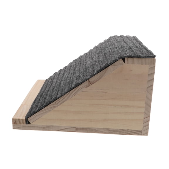 TITINICE Natural Wooden Pet Ramp for Small Dogs and Cats Indoor Step for Stairs Lightweight and Portable