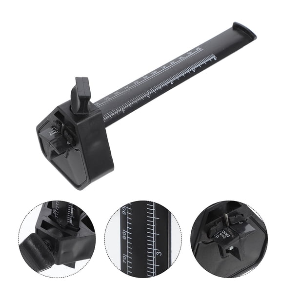 TITINICE Woodworking Measuring Tool Black Marking Gauge with Gradual Imperial Measurements