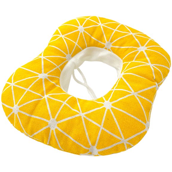 TITINICE Yellow After Surgery Cat Collar Breathable and Durable for Pet Protection