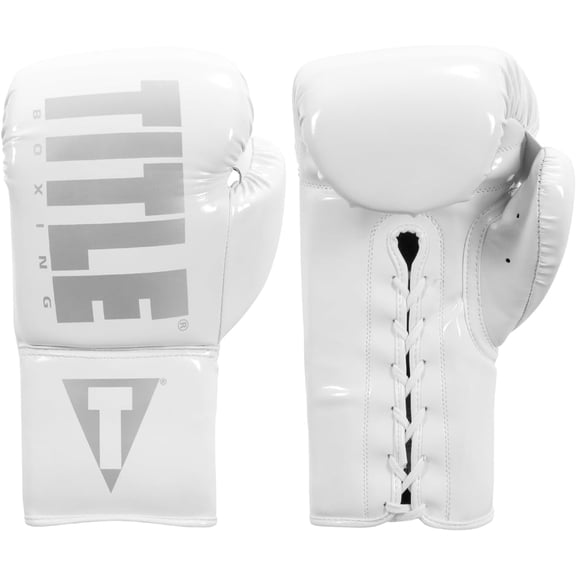 TITLE Boxing Inferno Intensity Lace Training Gloves - MMA, Kickboxing, Punching Bag, Sparring - 14, 16, 18oz
