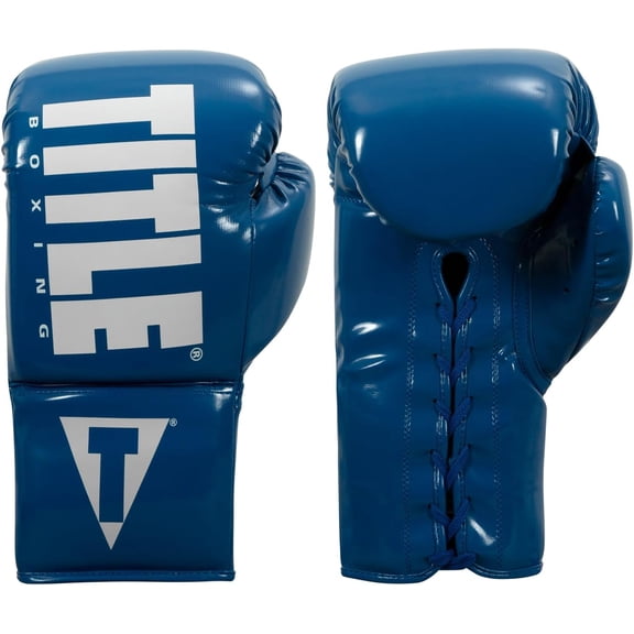 TITLE Boxing Inferno Intensity Lace Training Gloves - MMA, Kickboxing, Punching Bag, Sparring - 14, 16, 18oz