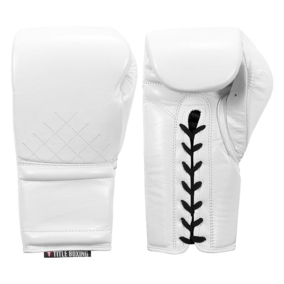 TITLE Boxing Ko-Vert Sparring Boxing Gloves, 12oz, White
