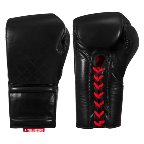 TITLE Boxing Ko-Vert Sparring Boxing Gloves, 14oz, Black