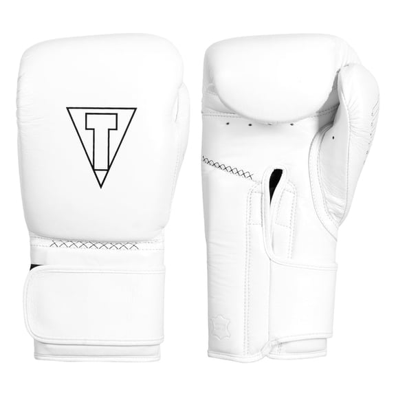TITLE Boxing Momentum Pro Training Gloves, 12oz, White
