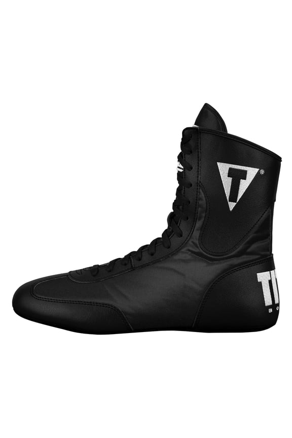 Speed-Flex Encore Mid-Top Boxing Shoes, Size 12, Black