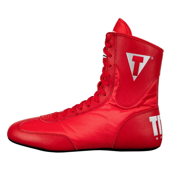 TITLE Boxing Speed-Flex Encore Mid-Top Boxing Shoes, Size 2, Red