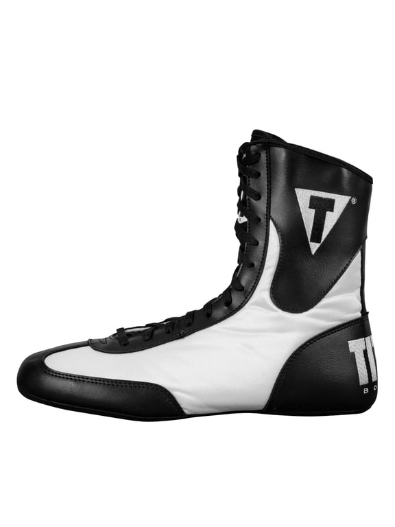 Speed-Flex Encore Mid-Top Boxing Shoes, Size 5, Black/White