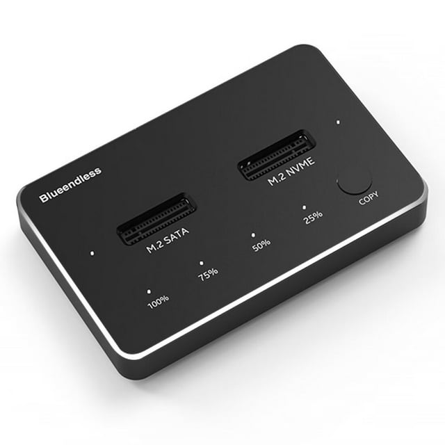 TITOUMI Aluminum M.2 NVME SSD Enclosure Adapter, USB Solid State Drive