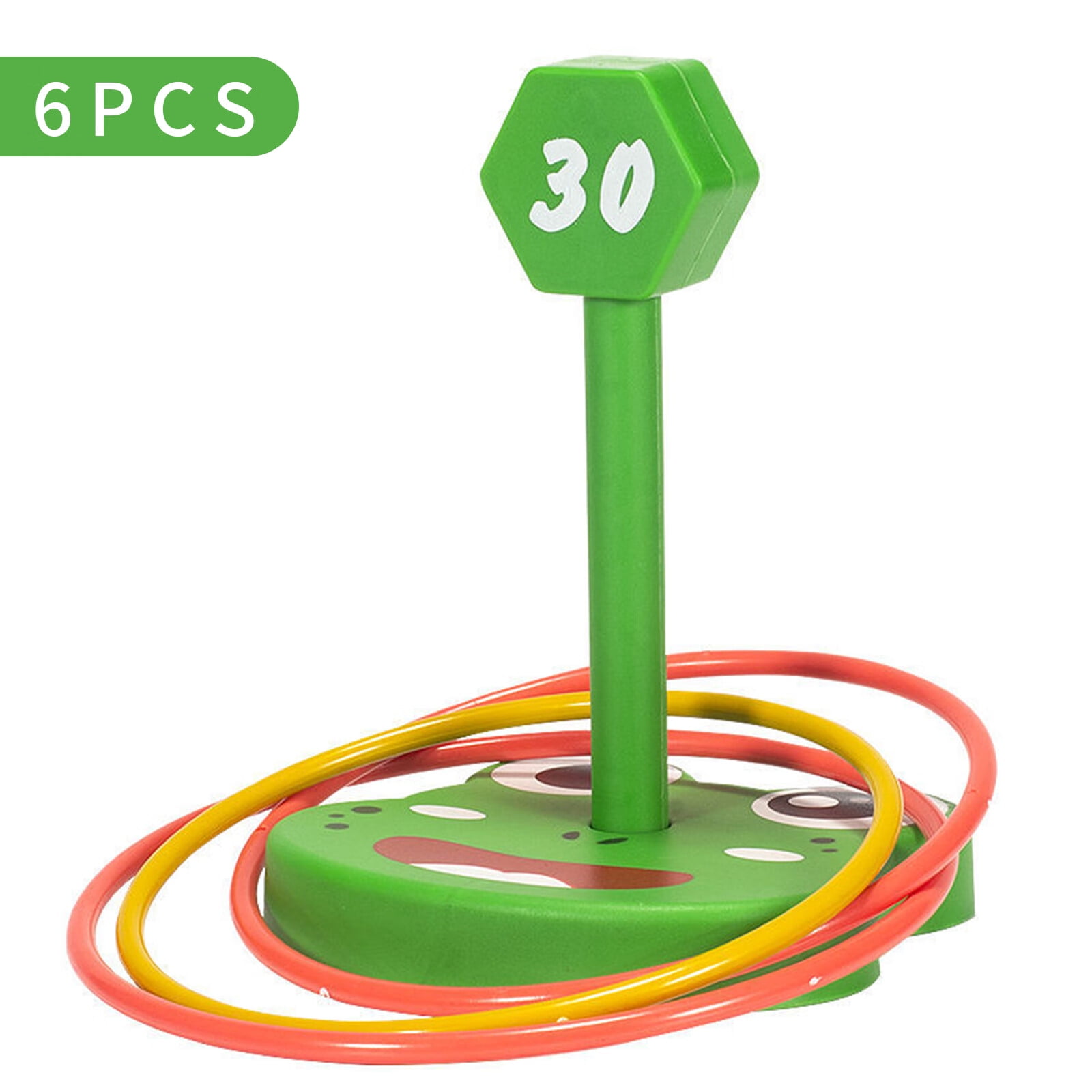 TITOUMI Animal Ring Toss Game Set for Kids, 6 Targets Sta and 36 Rings