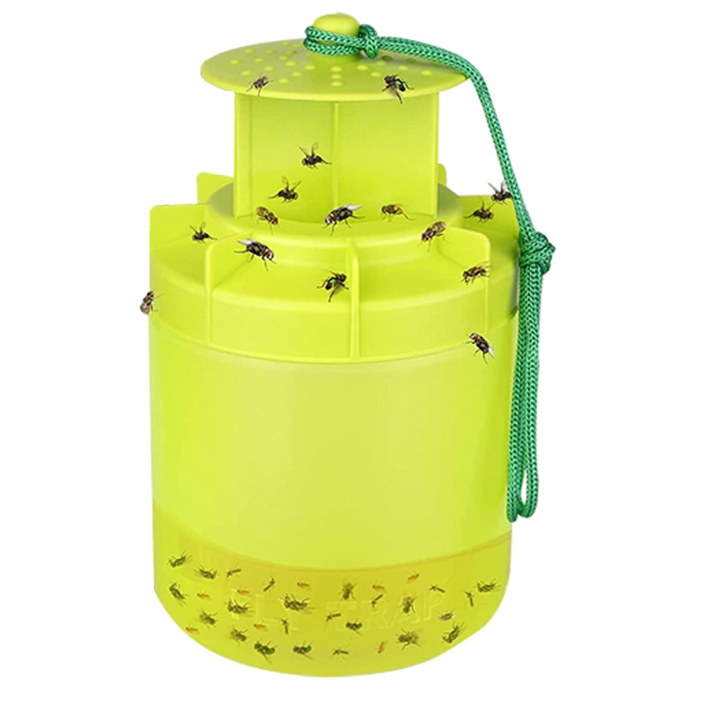 TITOUMI Fly Traps Outdoor Reusable Hanging Fly Trap Fly Killer with Fly