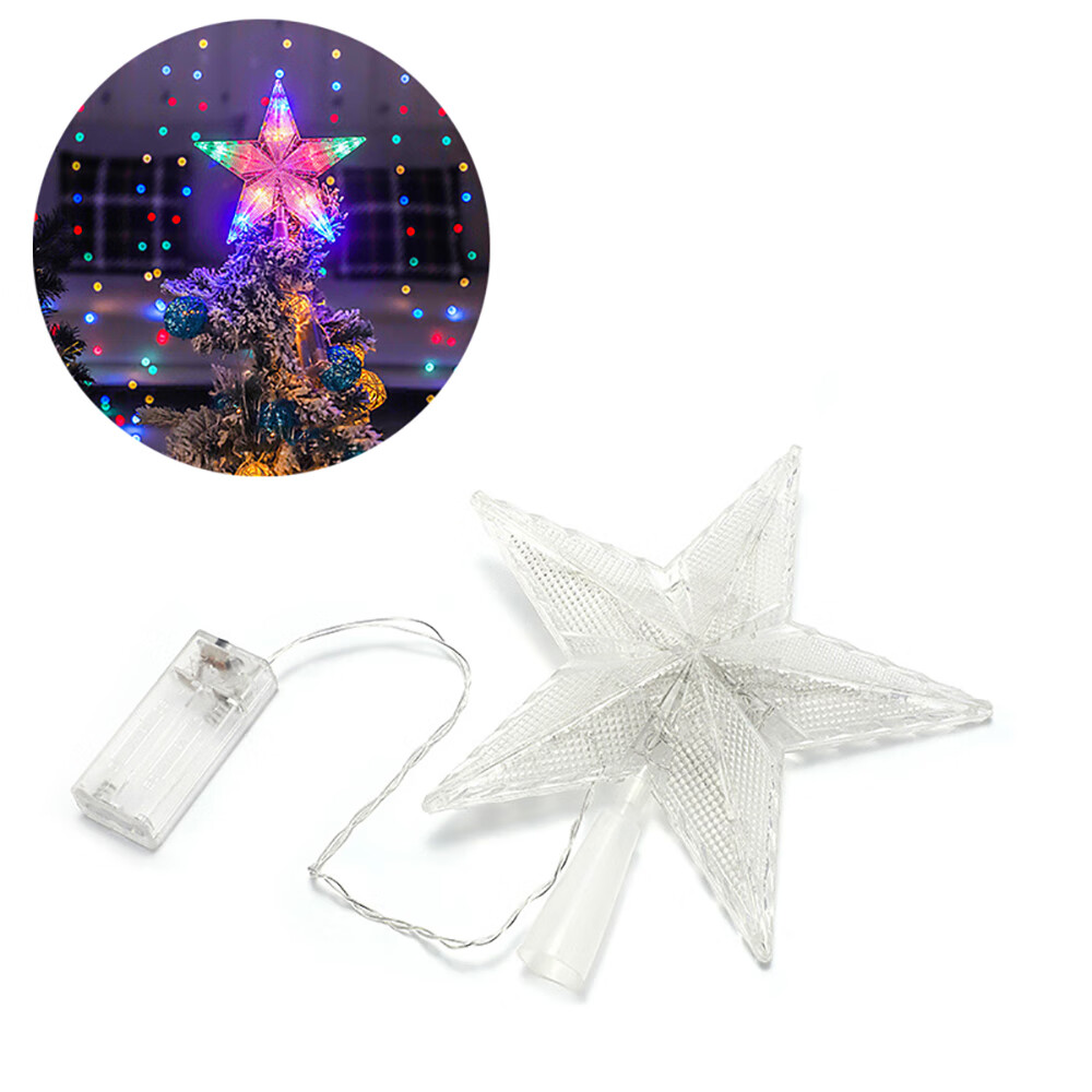 TITOUMI LED Tree Topper Star Christmas Decorations, Top Xmas Star Light