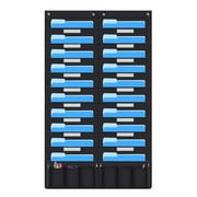 TITOUMI Organization ket Chart with 20 kets, Hanging Wall File Organizer, for File Folders, Mailbox, Home, Office