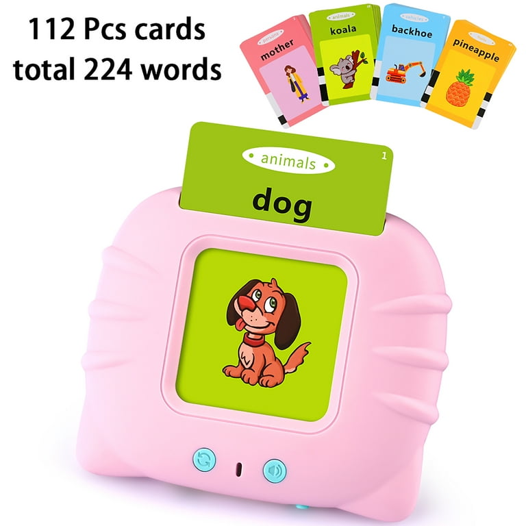 Talking Flash Cards Learning Toys for 2 3 4 5 6 Year Old Boys