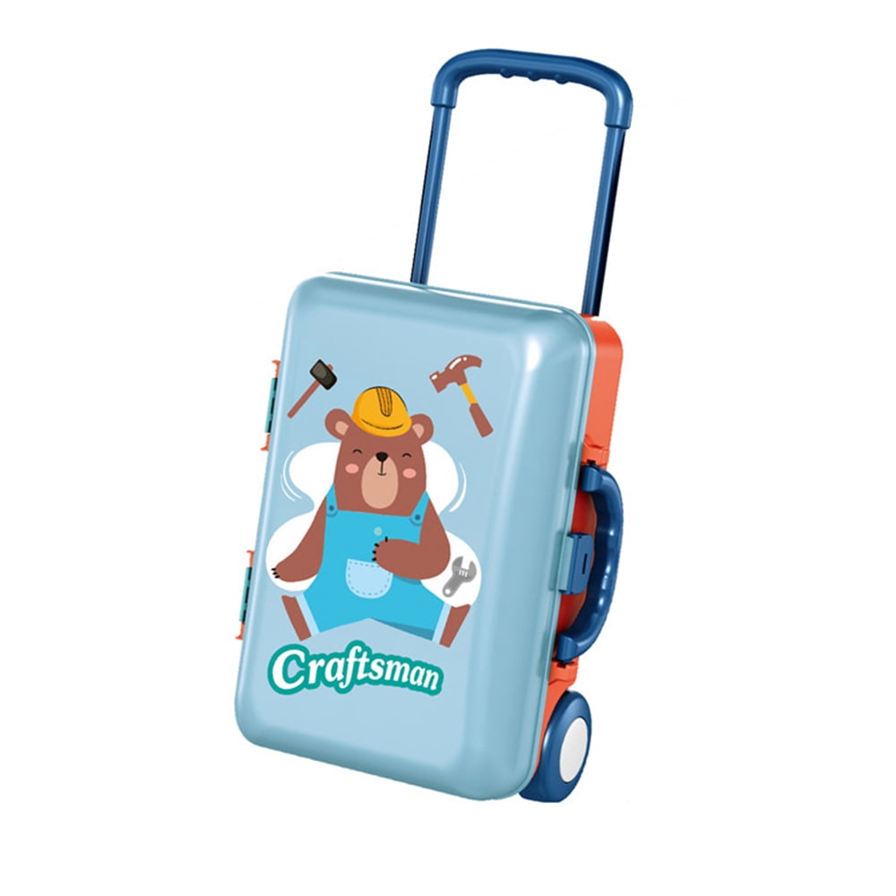 TITOUMI Toy Suitcase, Dolls Travel Suitcase, Mini Size Trolley Case