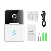 TITOUMI Video Doorbell Wireless Camera, Battery Powered with Chime, Motion Detection,Two-Way Audio, App Operation