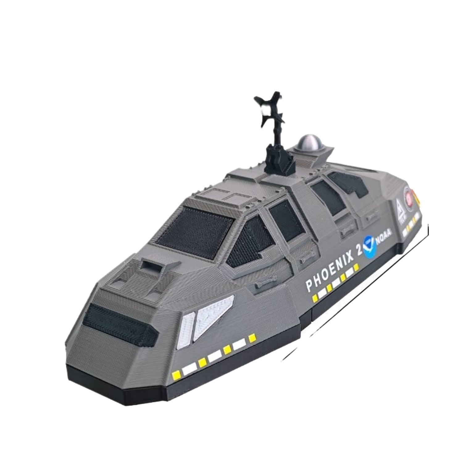 Research Model Culinary TIV Tornado Intercept Vehicle Model, Deployable Action Parts, Movable ...