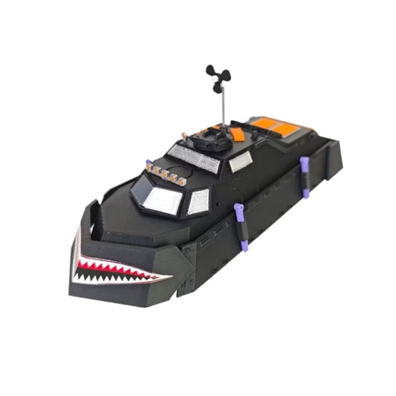 TIV Tornado Intercept Vehicle Model, Deployable Action Parts, Movable Wheels, Storm Research Truck Collectible Display Model