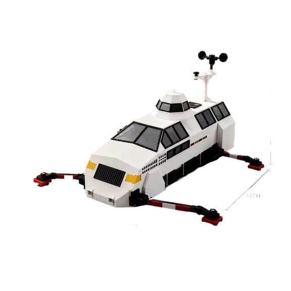 TIV1 Tornado Intercept Vehicle Collectible Model, Rolling Wheels & Deployable Anchoring Claws, Storm Chaser Truck Display Figure, Regular & Gold Version Available