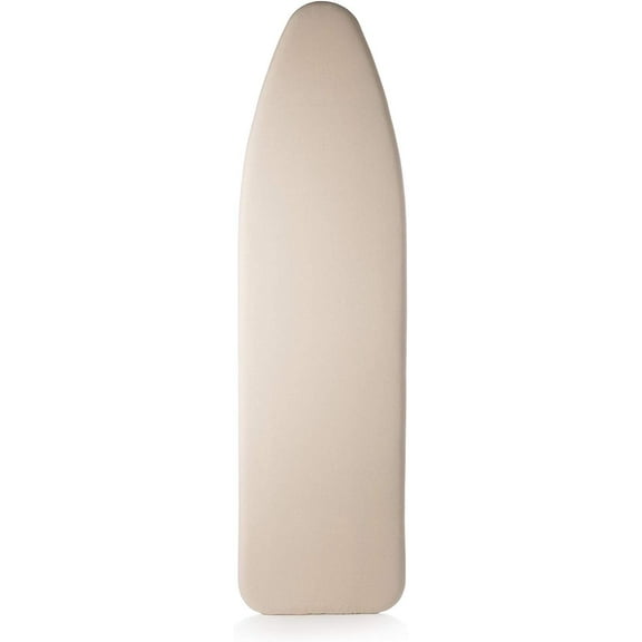 TIVIT Ironing Board Cover 13 x 44 Small Chemical Free Eco-Friendly Padded Covers - Unbleached, Untreated Natural Cotton & Wool Pad - 2 Layer, 3 Fastener Straps, Pull Bungee Cord - Made in Italy