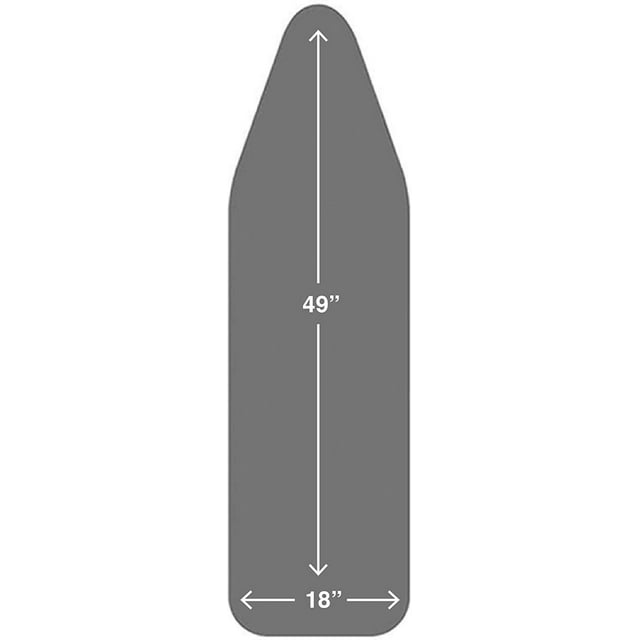 TIVIT Ironing Board Cover 18 x 49 Pro Grip Pad Covers w/3 Fastener