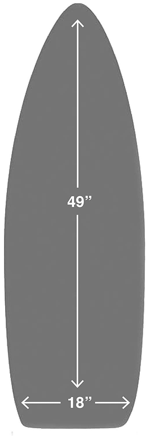 TIVIT Ironing Board Covers 18 x 49 Durable Alumitek PRO Heat Reflective