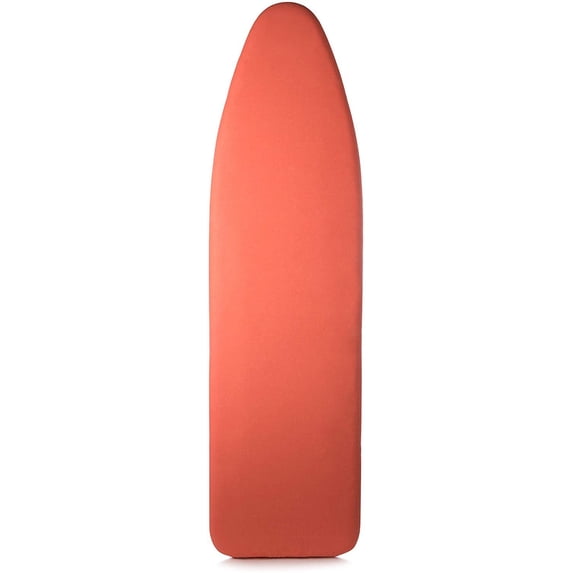 TIVIT Ironing Board Covers - Heat Reflective 15 x 48 Advanced Cotton - 5 Layer Padded Cover w/Inner Aluminum Lining Reflecting Steam/Heat, Prevents Board from Rusting - Red European Iron Table Cover