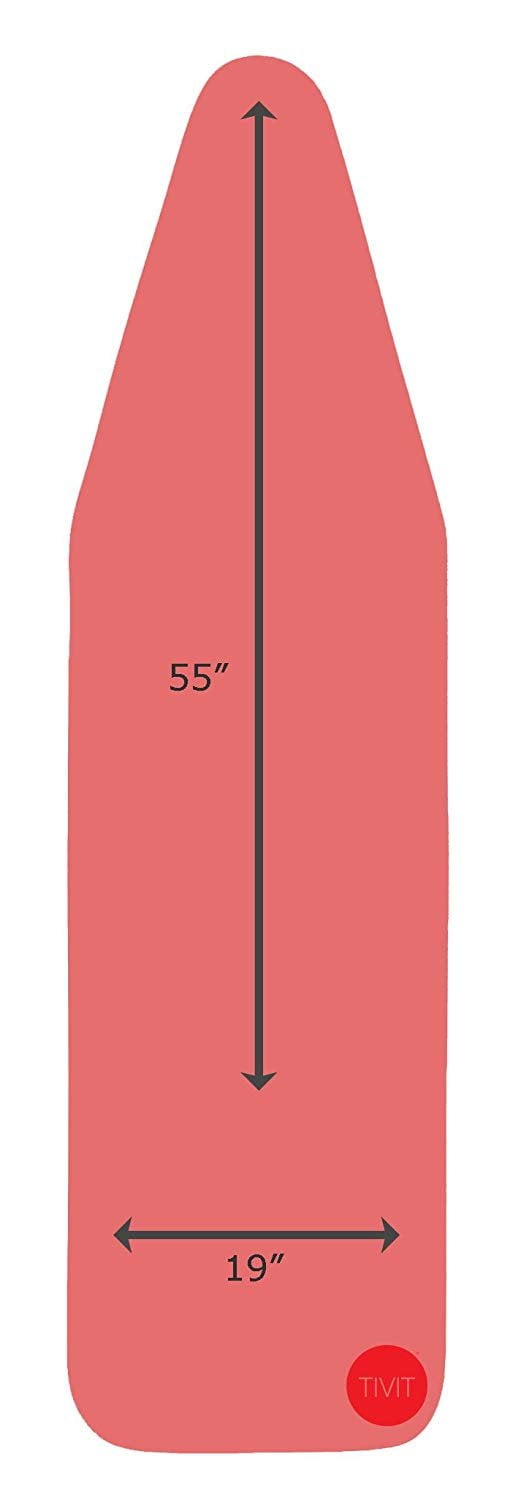 TIVIT Ironing Board Covers Heat Reflective 19 x 55 Advanced Cotton