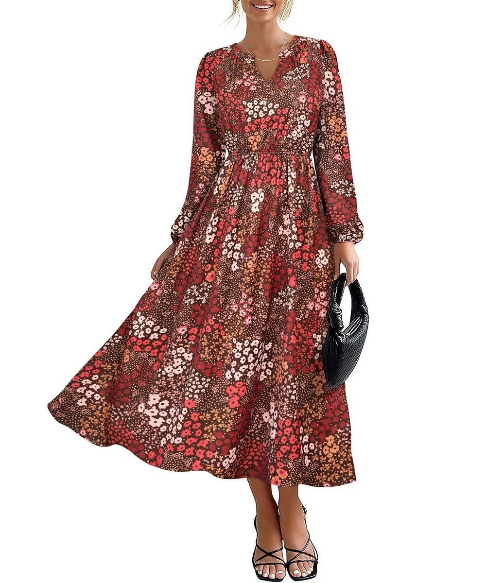 fall plus size floral dress Nova Ruffle Off Shoulder Maxi Dress - Ivory main image 1
