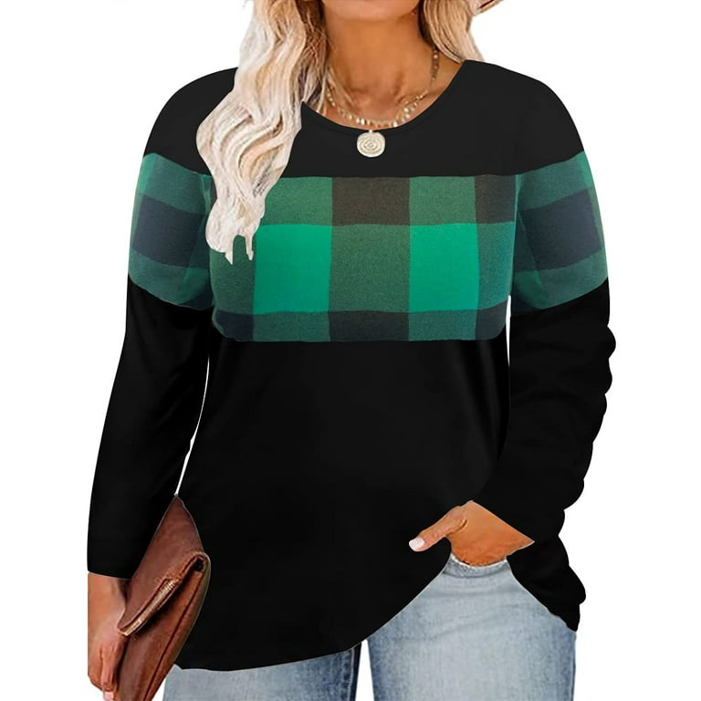 Christmas plaid shirts for women outlet
