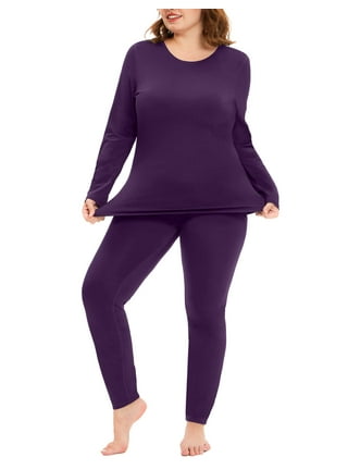 Weerti Purple Women's Thermal Set Sz XL