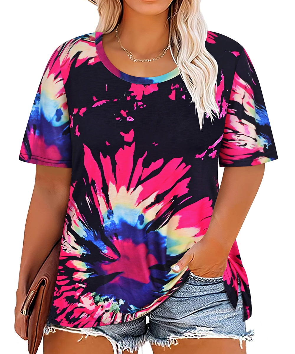 plus tie dye shirt