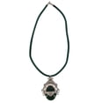 thumbnail image 1 of TIZEMT Semi-Precious Stone & Silver Necklace, Finely Etched, 1 of 1