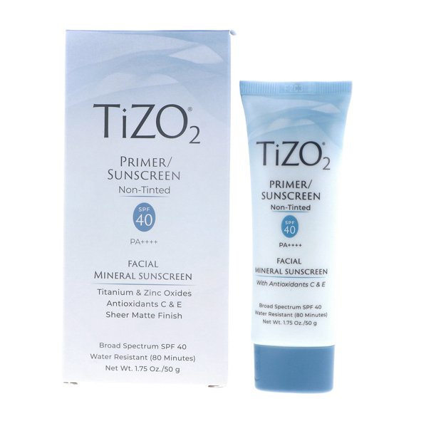 TIZO TIZO2 Facial Mineral Sunscreen NonTinted SPF40, 1.75 oz
