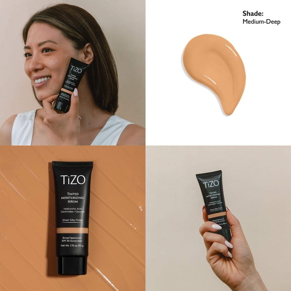 TIZO Tinted Moisturizing Serum Medium-Deep SPF 30 1.75 oz