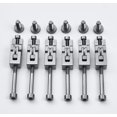 thumbnail image 2 of 6Pcs Electric Guitar Bridge Saddles Tremolo System Bridge Tailpiece Mounting Fixed 2 of 12