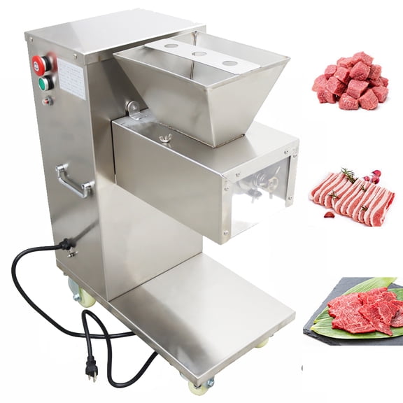 TJ-130L Commercial Stainless Meat Slicer Pork Beef Mutton Electric Slicer with 12MM Blade 400KG/H