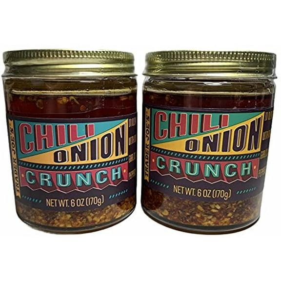 Trader Joe's Chili Onion Crunch Vegetable Chips, Low Sodium, 6 Oz (Pack of 2)
