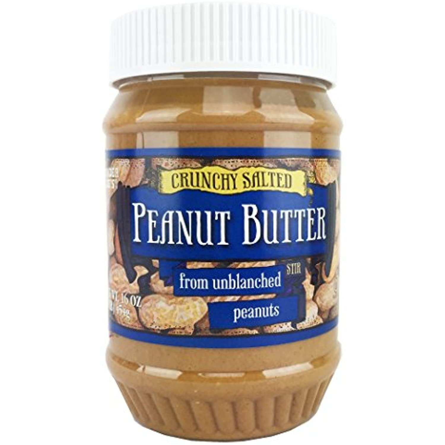 Tj Crunchy Salted Peanut Butter From Unblanched Peanuts