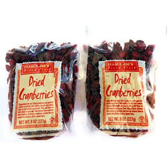TJ Dried Cranberries, 8 Oz (Pack Of 2)