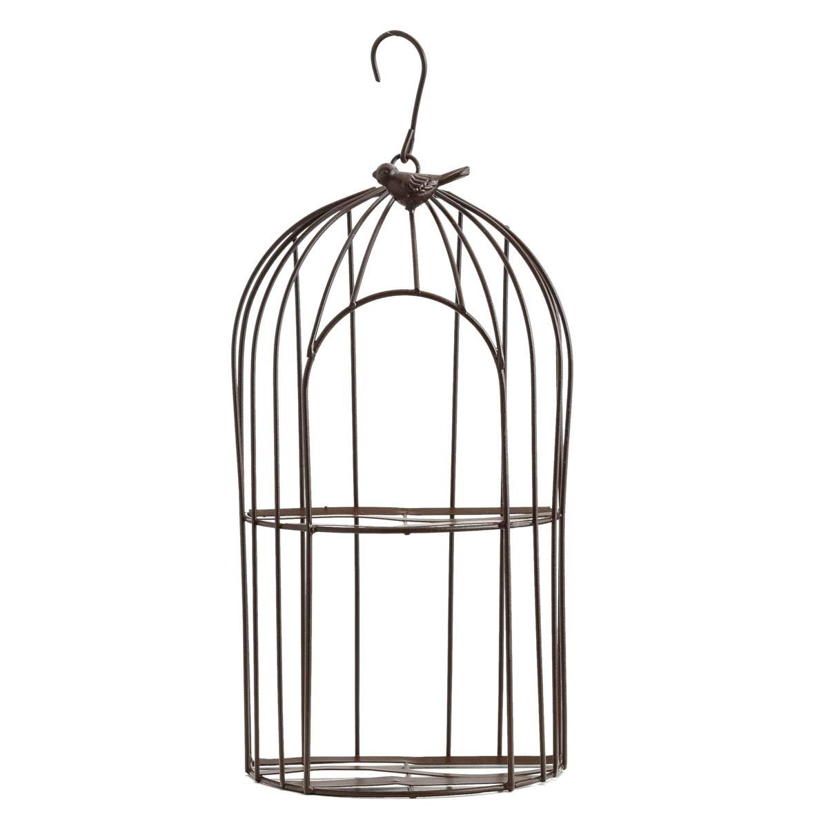 TJ Global 2-Plant Iron Birdcage Hanging Planter, Metal Wire Flower Pot Basket Wrought Iron Plant Stands for Plants, Flowers, Garden, Patio, Balcony Outdoor and Indoor Dcor - image 1 of 6