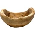 thumbnail image 1 of TJ Global Handmade Wood Bowl Rectangular shape Handcarved Natural Root Wood Crafts Bowl Fruit Salad Serving Bowls, Medium (L8.5" x W7.5" x H5"), 1 of 5