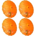 thumbnail image 1 of TJ Global PACK OF 4 Japanese Chinese Kids Size 22" Umbrella Parasol For Wedding Parties, Photography, Costumes, Cosplay, Decoration And Other Events - 4 Umbrellas (Orange), 1 of 3