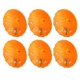 thumbnail image 1 of TJ Global PACK OF 6 Japanese Chinese 33" Umbrella Parasol For Wedding Parties, Photography, Costumes, Cosplay, Decoration And Other Events - 6 Umbrellas (Orange), 1 of 2