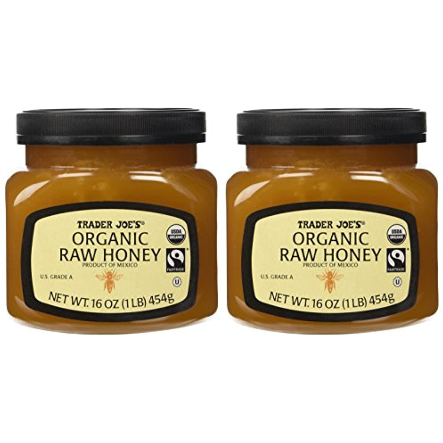 TJ Organic & Fair Trade Raw Honey (Pack Of 2)