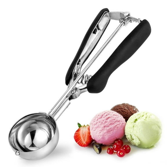TJ POP 3 Tbsp.Stainless Steel,Quick-Release Cookie Scoop