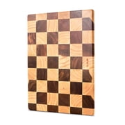 TJ POP Acacia Wood Cutting Board,End Grain Chopping Board, 14.5 x 10 x 0.8 Inch