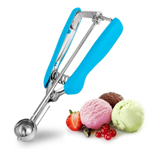 TJ POP Extra Small 1 Tsp/ 5 ml/ 1 oz Mini Cookie Scoop for Baking 25 mm,Sky Blue