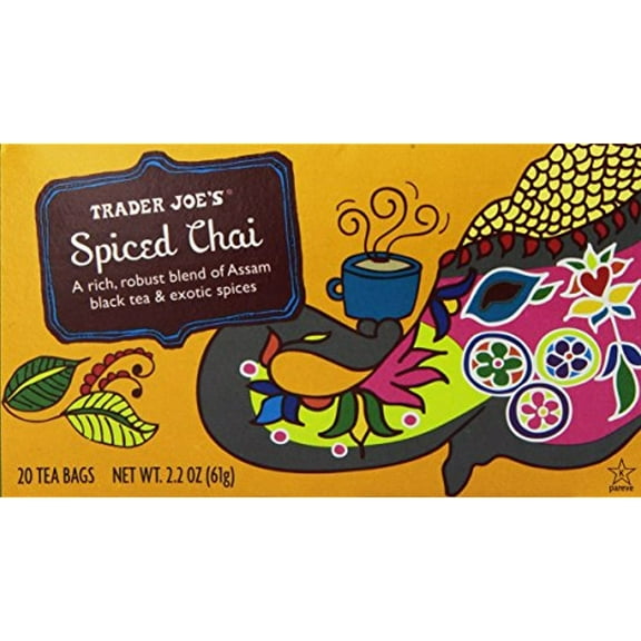 TJ Spiced Chai Tea---2 Pkgs Of 20 Tea Bags